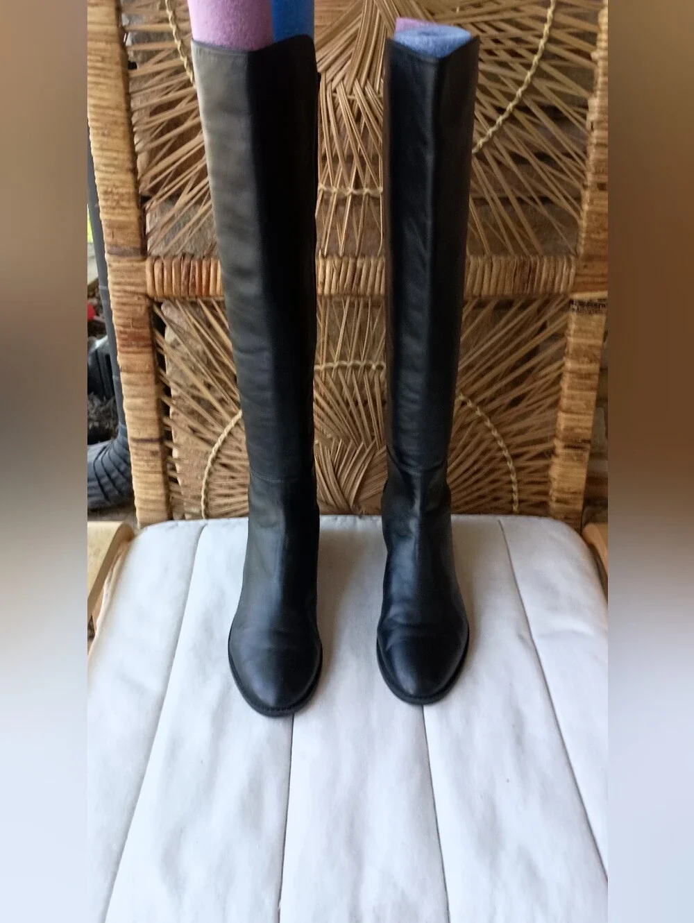 Stuart Weitzman Tall Over-the-Knee Boots in Black_9